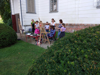 Tvorenie na zámku Lysice v roku 2019